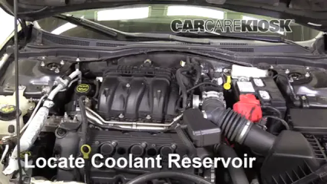 2012 Ford Fusion SEL 3.0L V6 FlexFuel Antigel (Liquide de Refroidissement) Vérifiez le niveau d'antigel